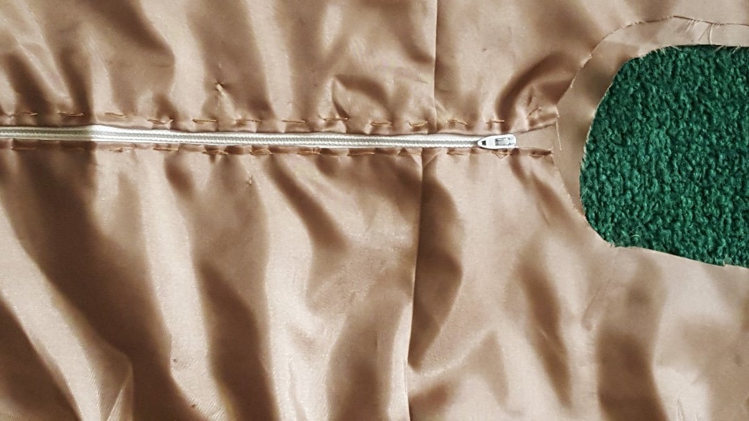Adding Your Zipper and Buttons