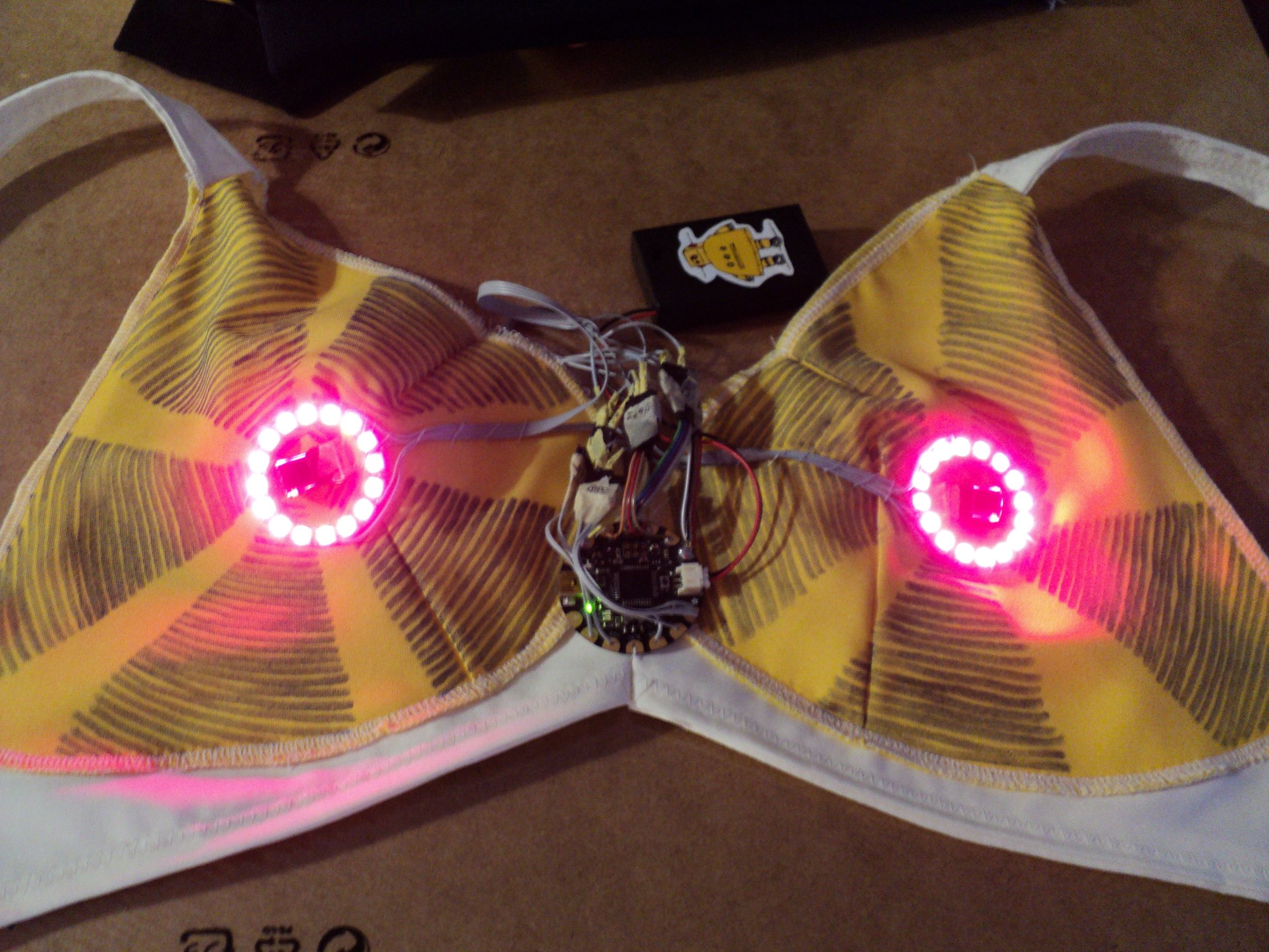 Adafruit Flora Brain Machine Bra