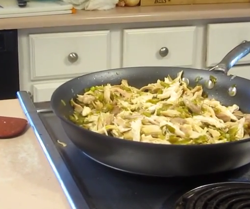 DIY Green Chile Chicken Soft Tacos