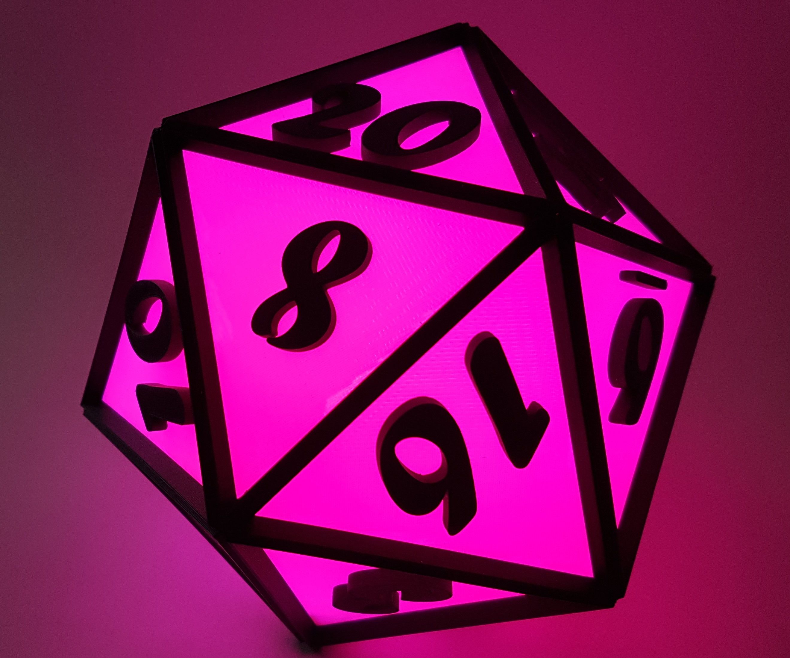 Multicolour LED Icosahedron