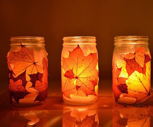 Autumn Candle Holder