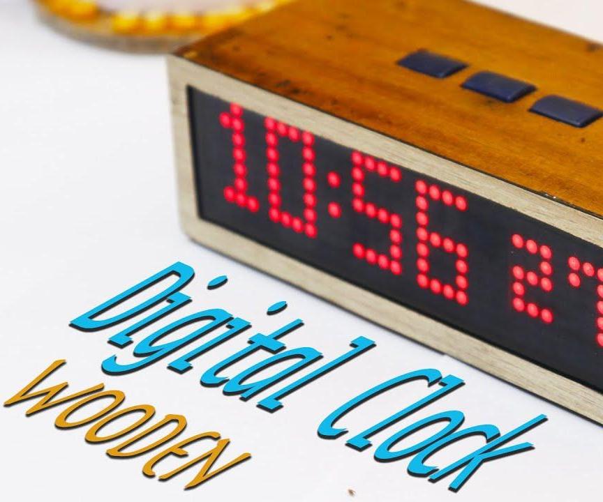 Make a Vintage Looking Wooden Digital Clock 10 Steps (with Pictures