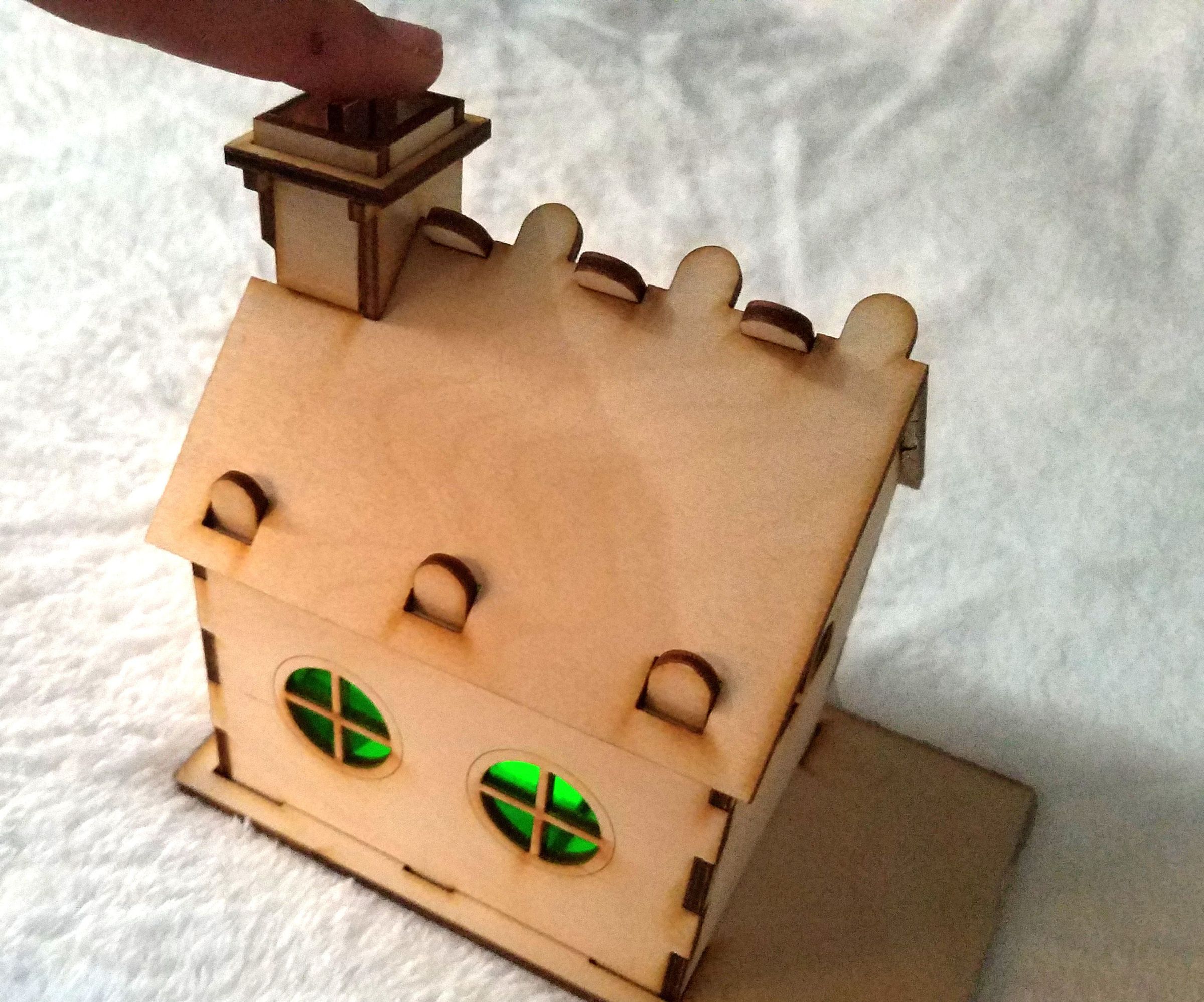 Light Up Gingerbread House