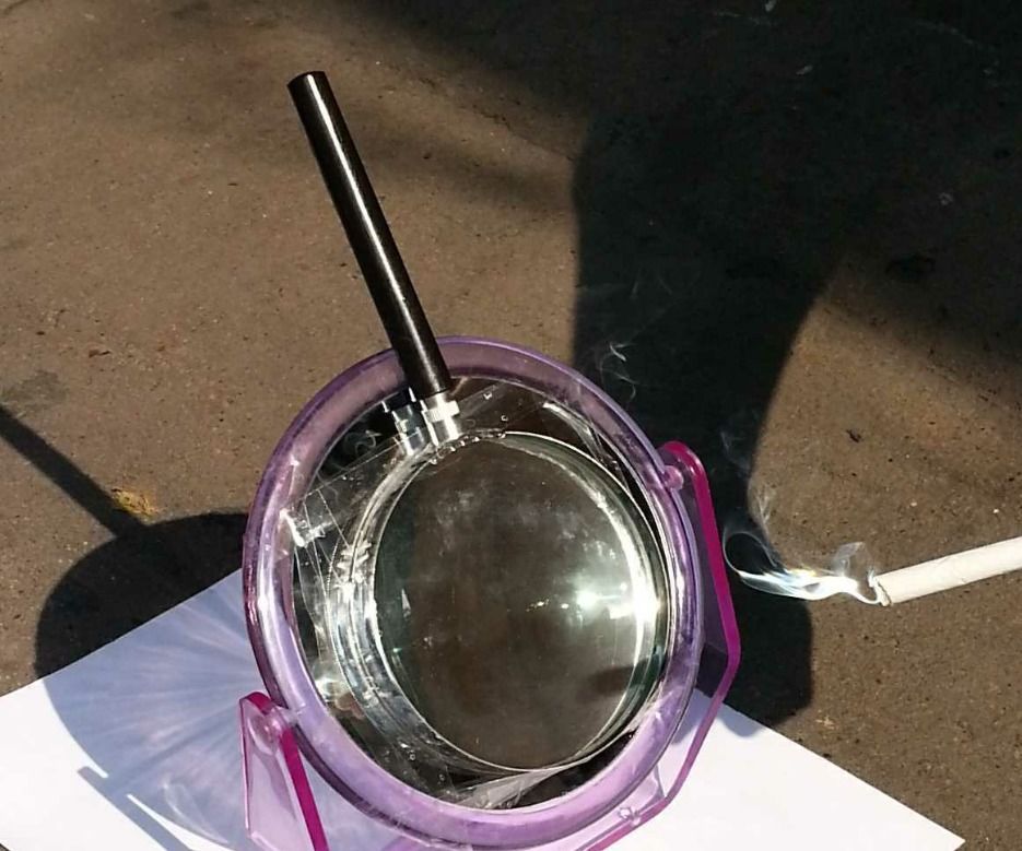 Mirror for Making Fire Using Sunlight.