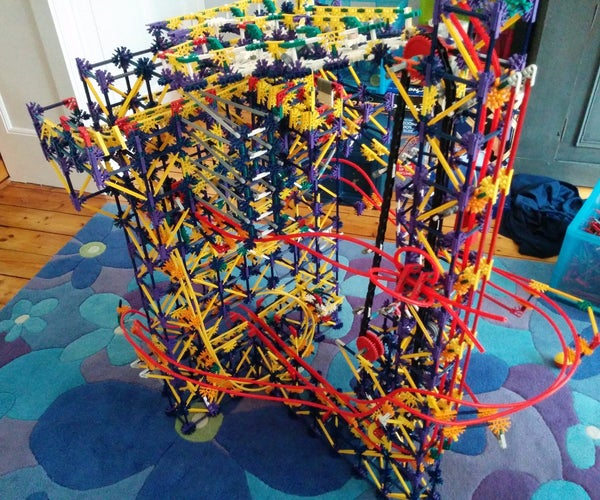 Three Small Towers - a K'nex Ball Machine