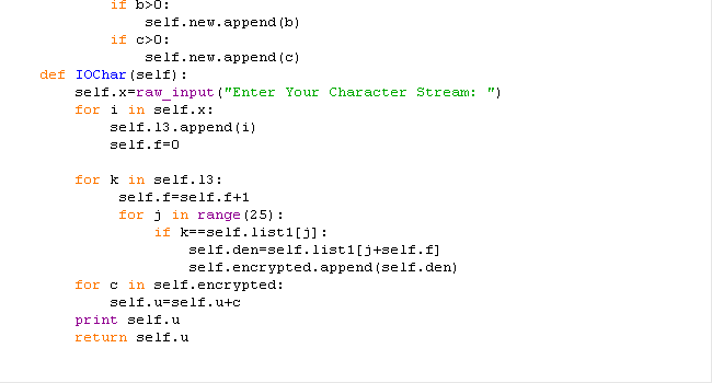 Using the Program to Develop an Algo