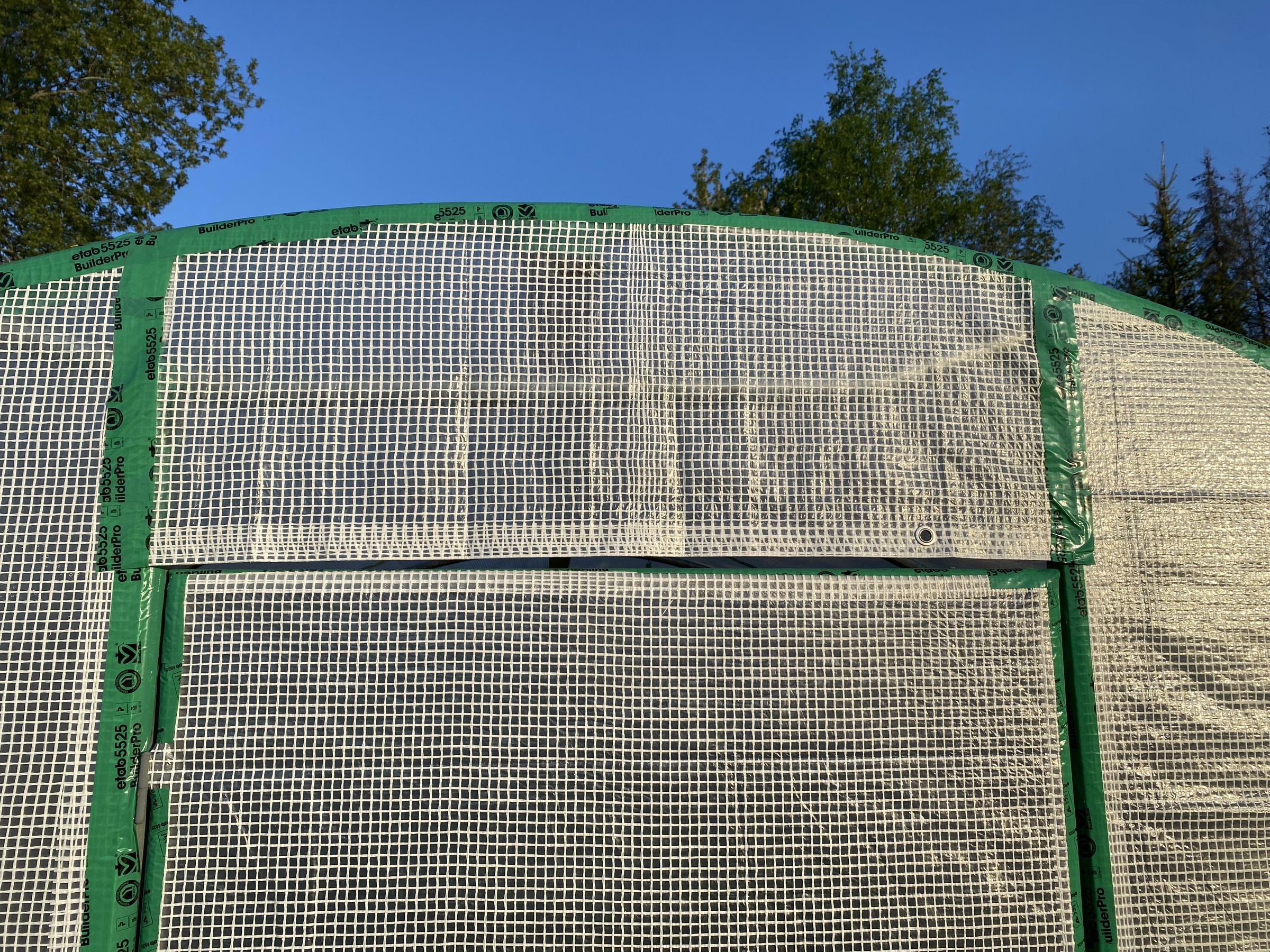 Make a Tunnel Greenhouse From Old Trampolines 5 Steps (with Pictures