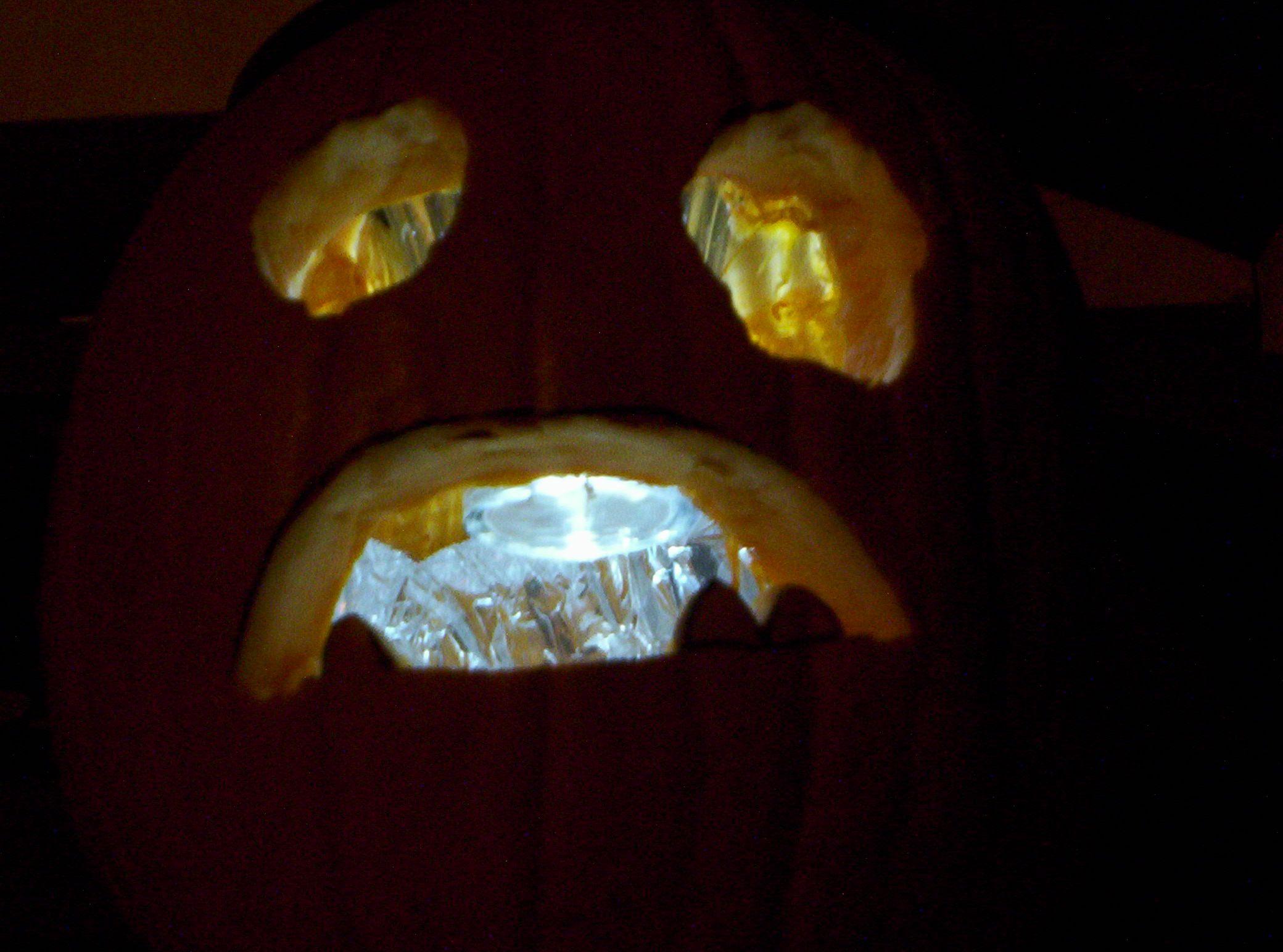 The Solar Powered Jack-o-Lantern! (yay)