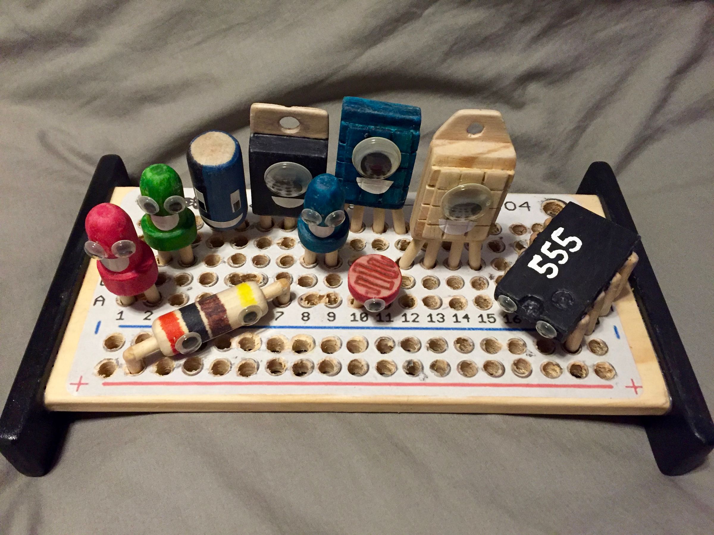 My First Protoboard Electronics Block Toy 3 Steps (with Pictures