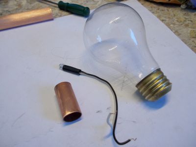 Glue the LED's to the Light Bulbs 