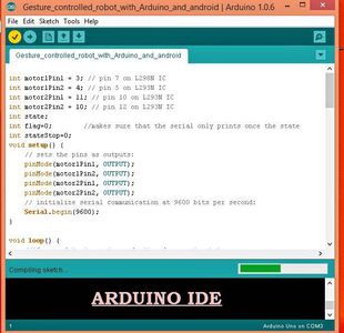 Upload the Sketch to Arduino