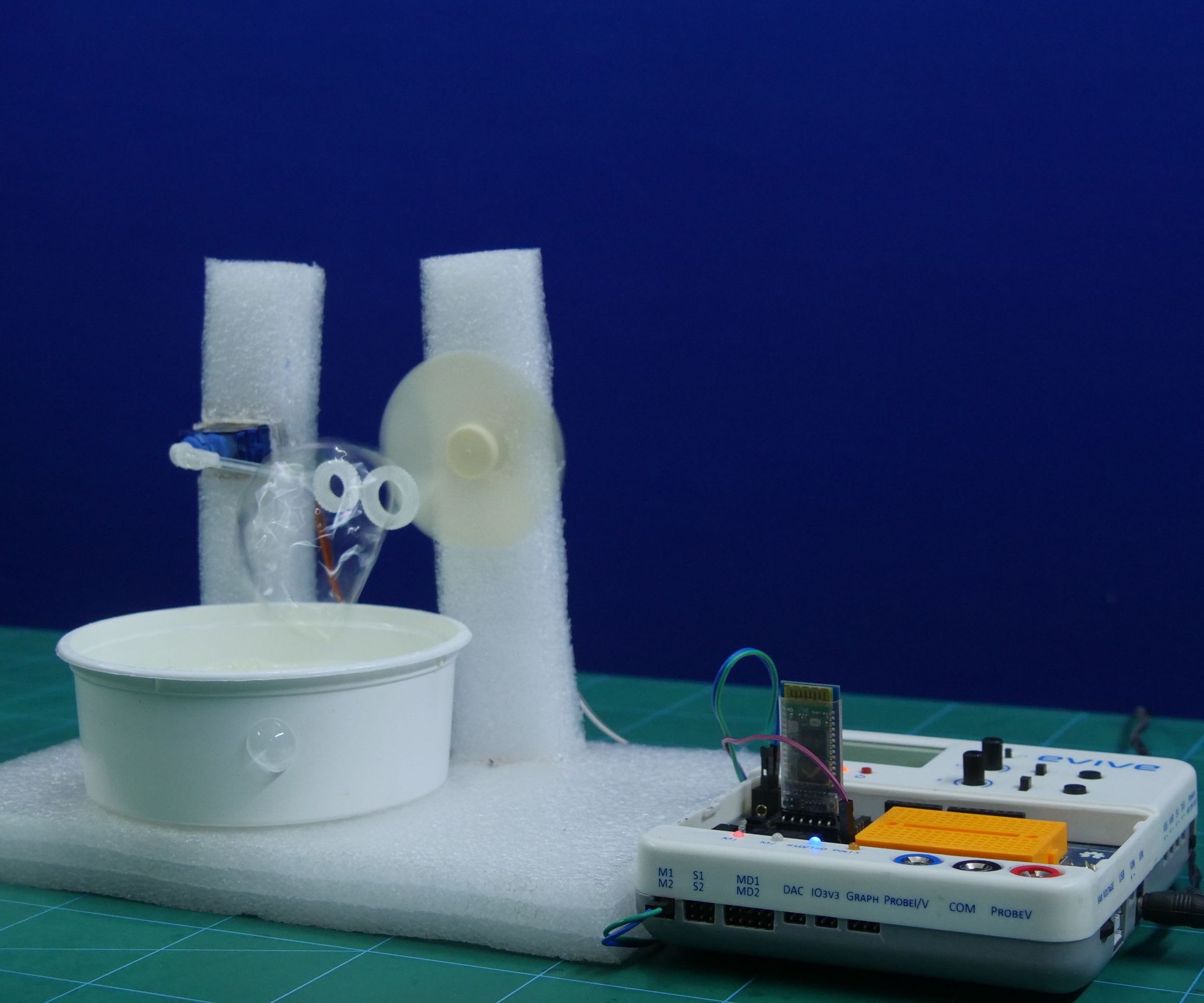 Smartphone Controlled Bubble Blower Using Arduino