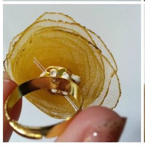 DIY Fabric Flower Ring : 6 Steps (with Pictures) - Instructables