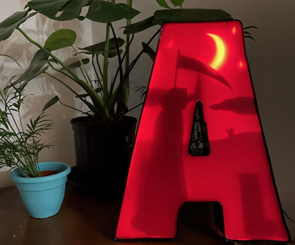 Spooky Salvage Shop Silhouette