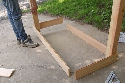 Attach the Boards to the Legs