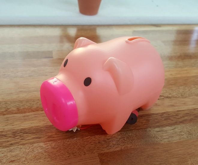Making Anti-theft Piggy Bank.  
