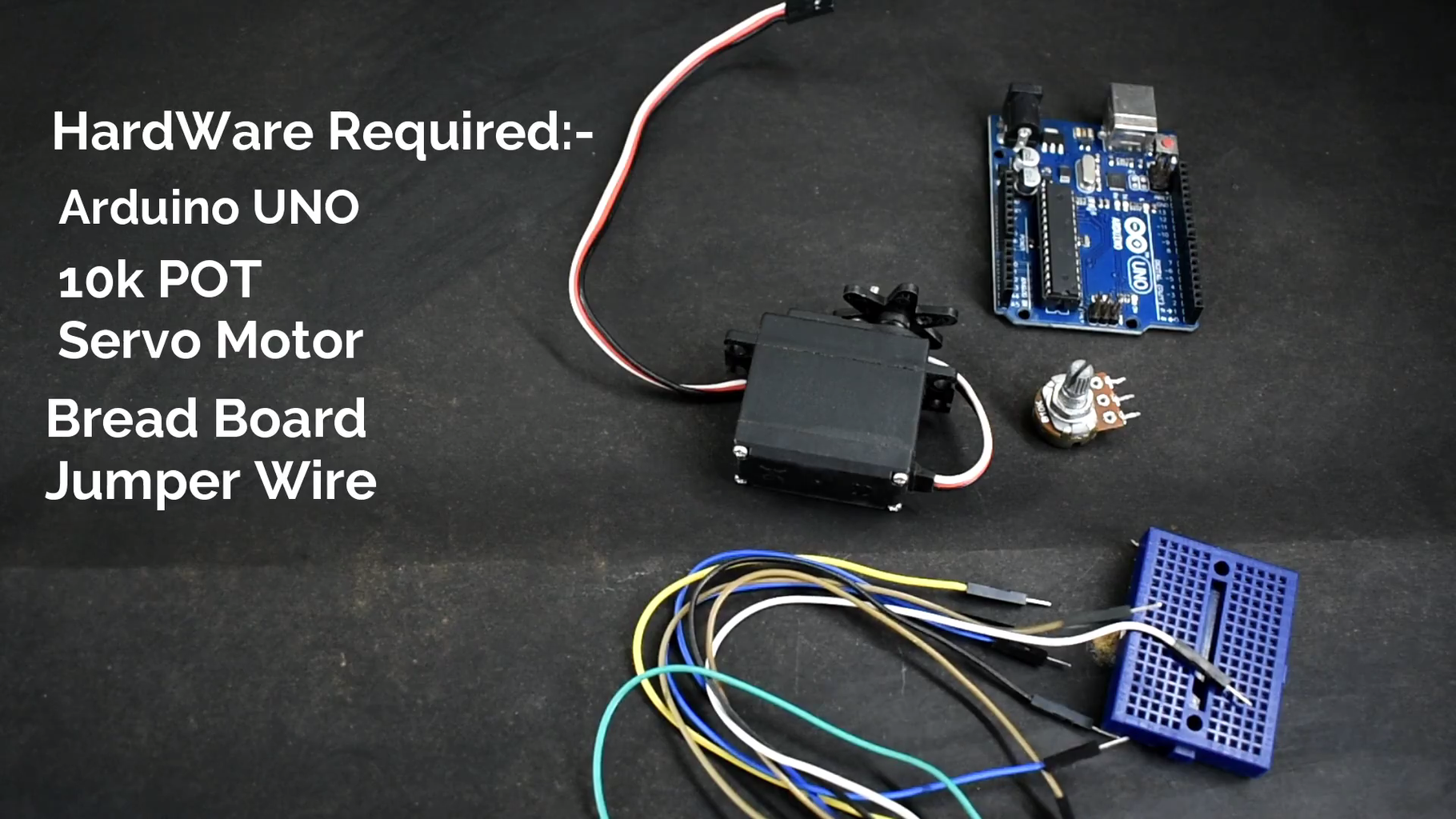 Arduino Tutorial - Servo Motor Control With Potentiometer : 5 Steps ...