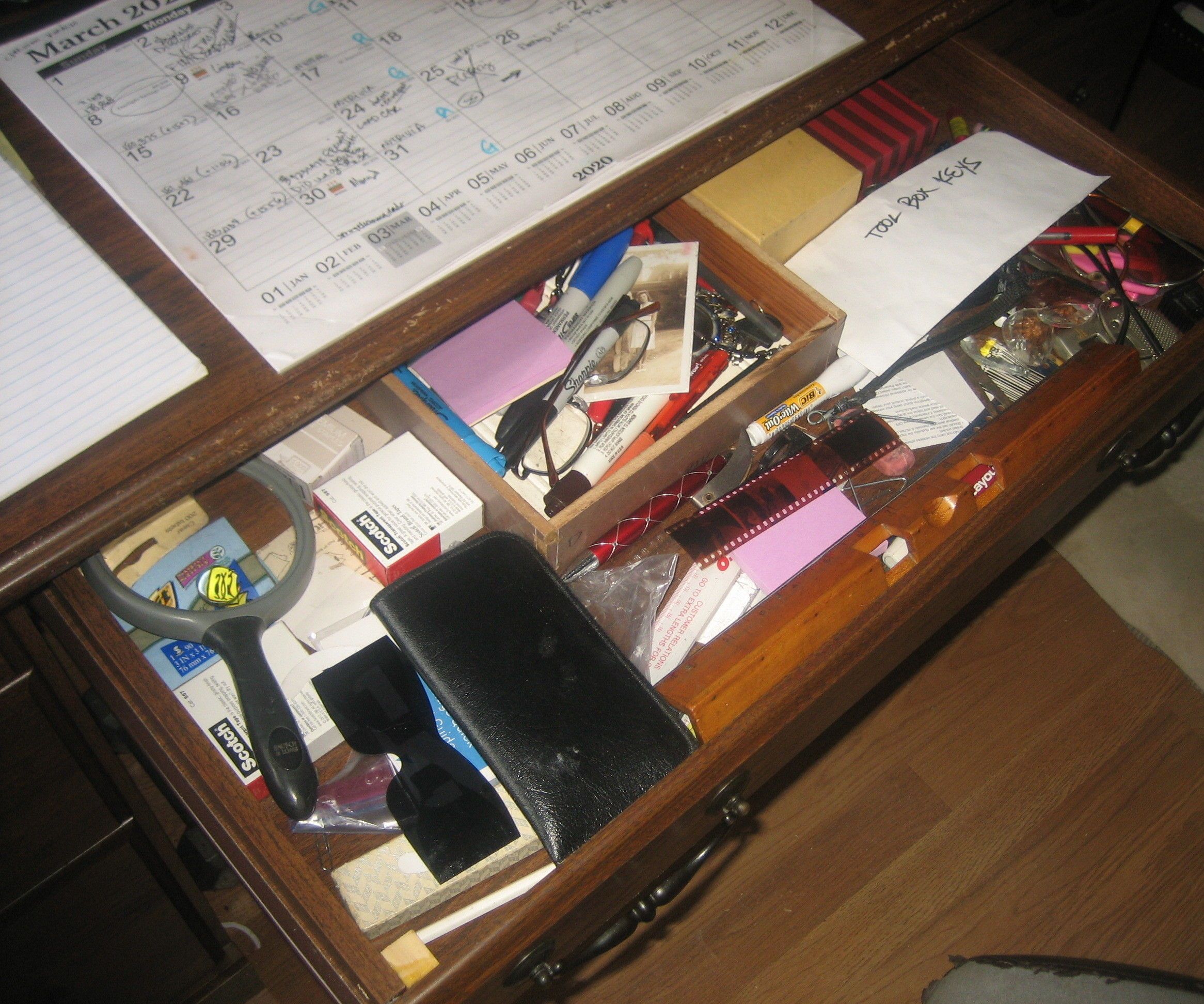 JUNK DRAWER ORGANIZING