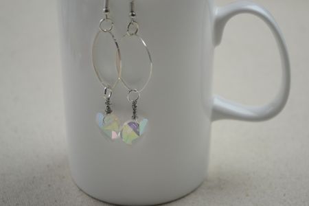 Mothers Day Jewelry- DIY Post Earrings in Heart Loop Pattern