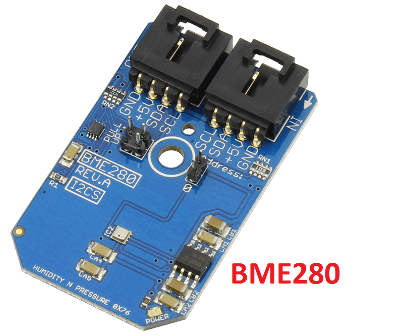 Humidity,Pressure and Temperature Computation Using BME280 and Photon Interfacing.
