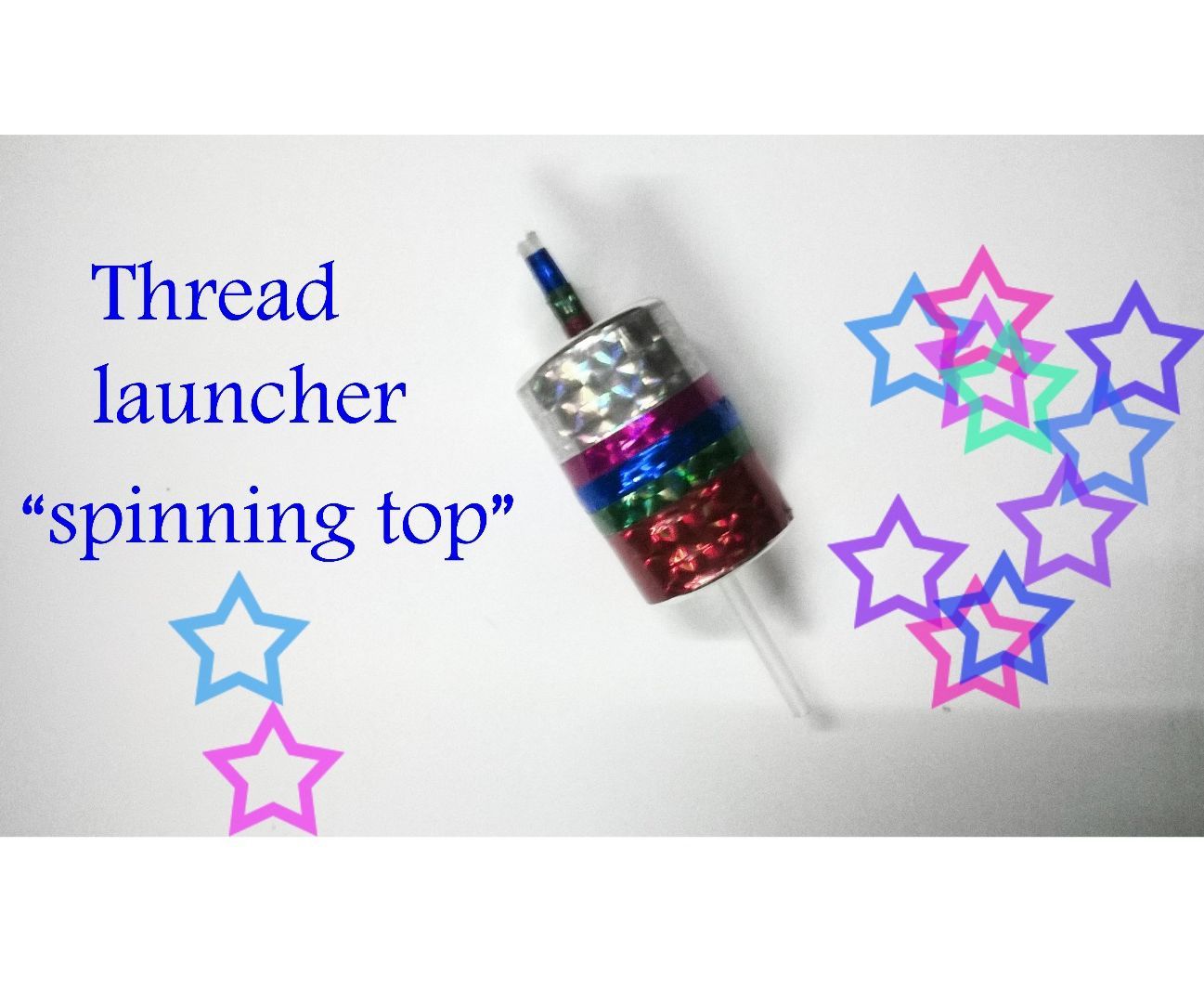 spinning top thread launcher