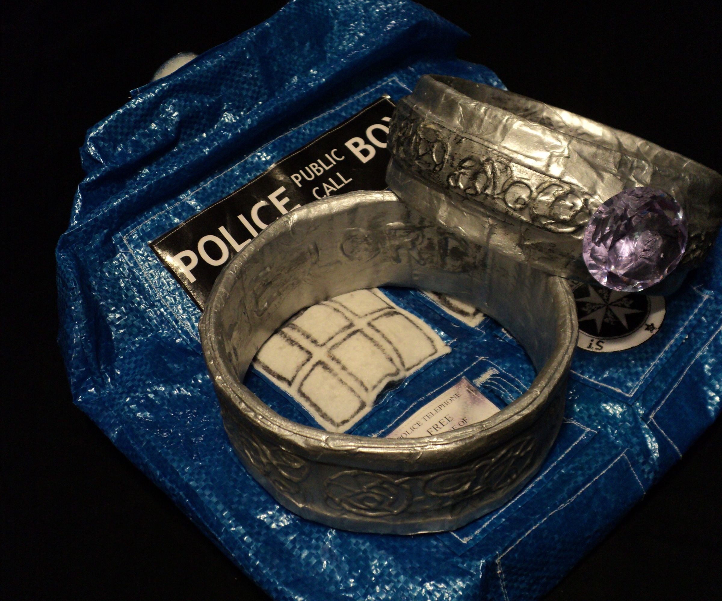 Giant Doctor Who Ring Bearer Rings