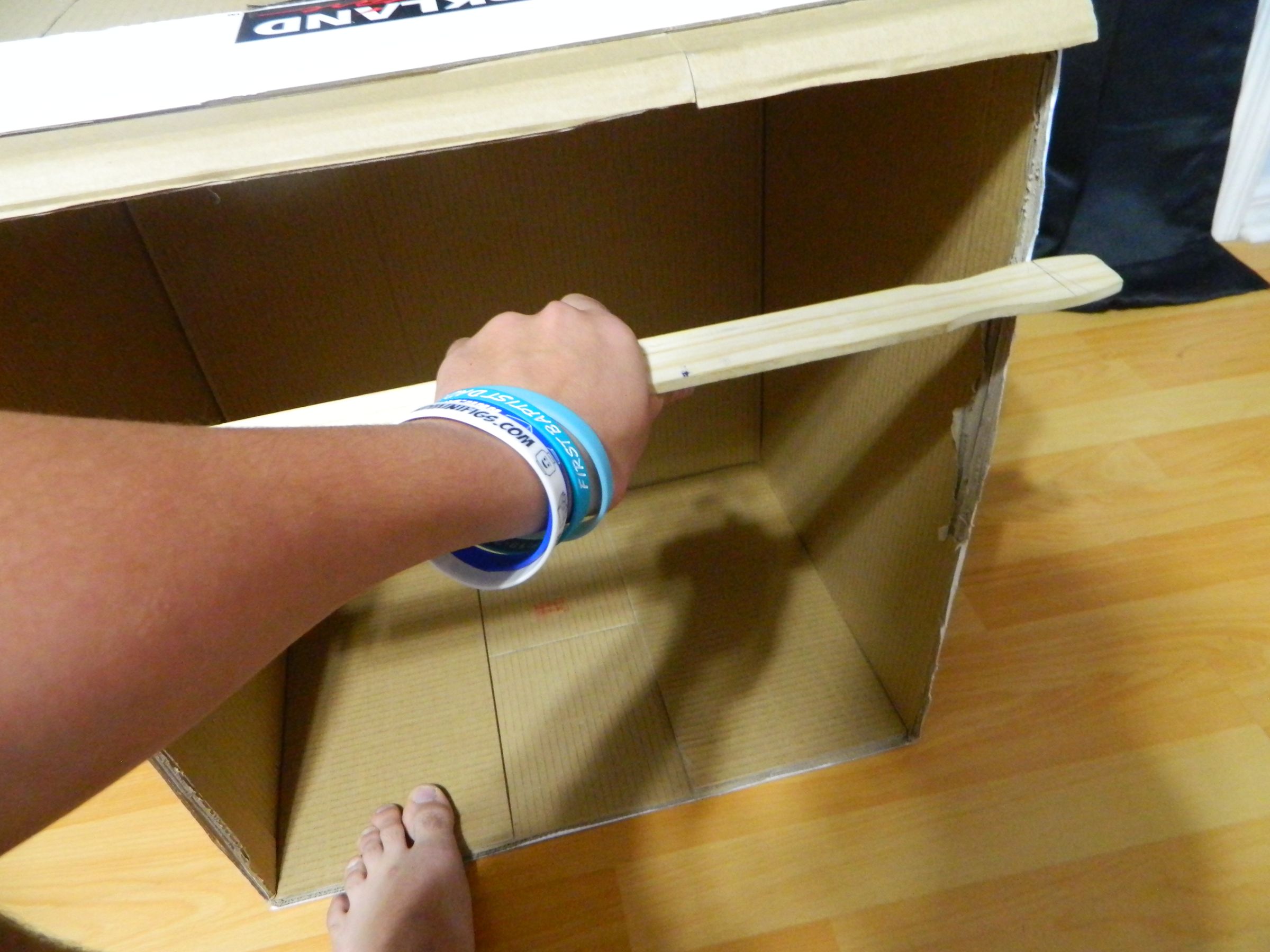 DIY Cardboard Nightstand 9 Steps Instructables