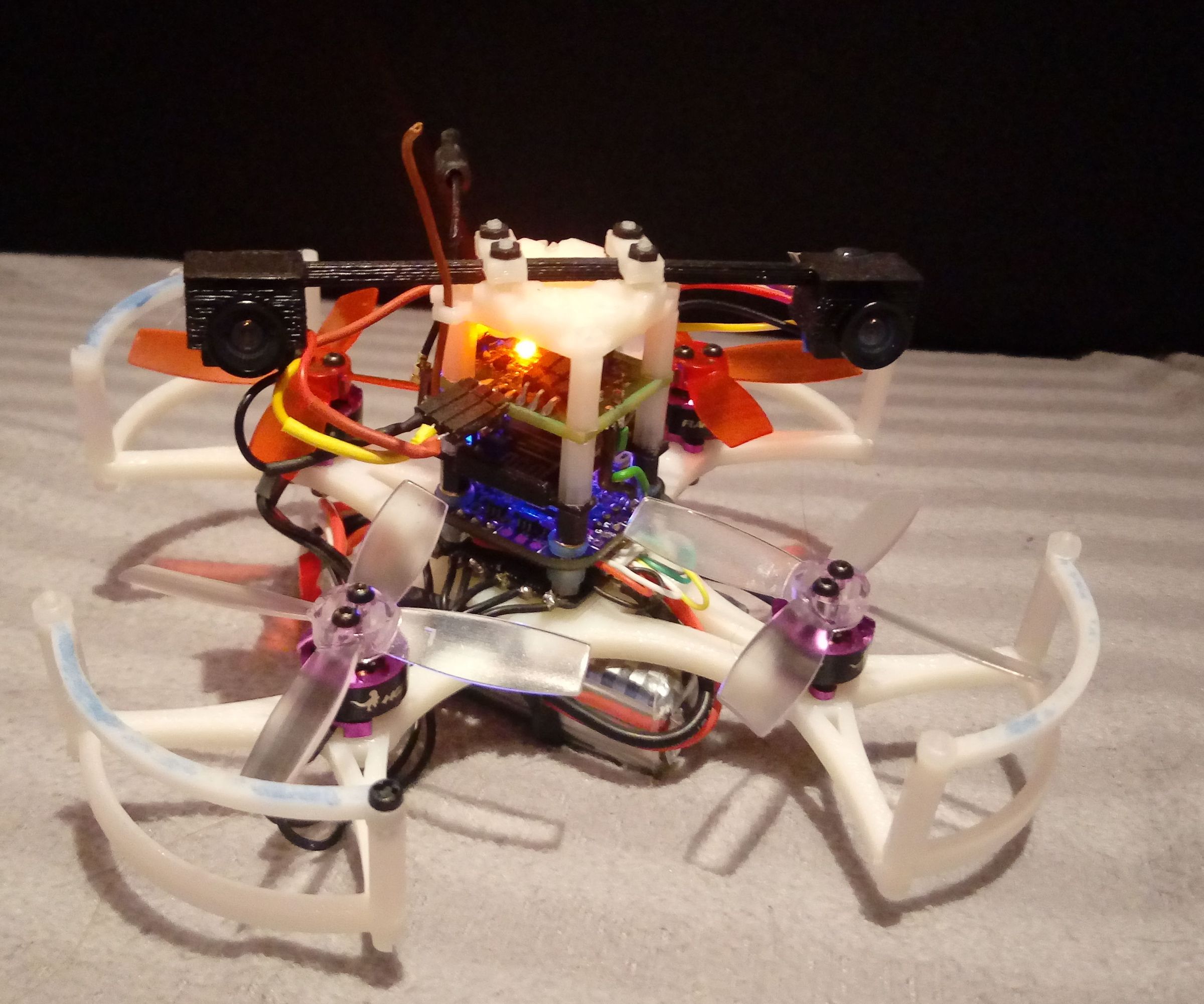 Micro Wifi Controlled 3D Printed 3D FPV Copter