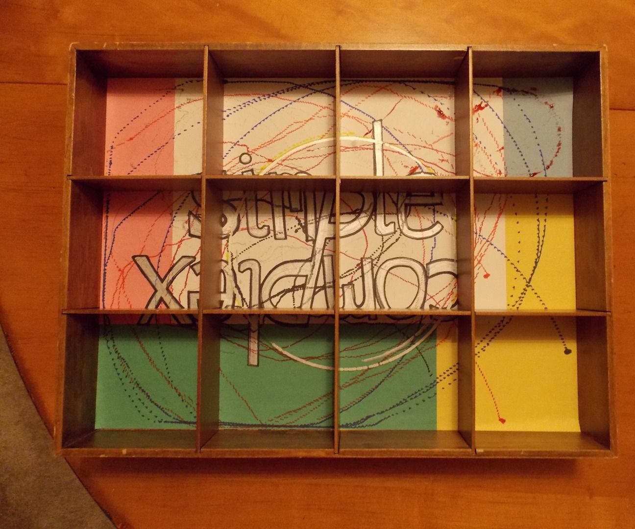 DIY Color-block Picture Frame