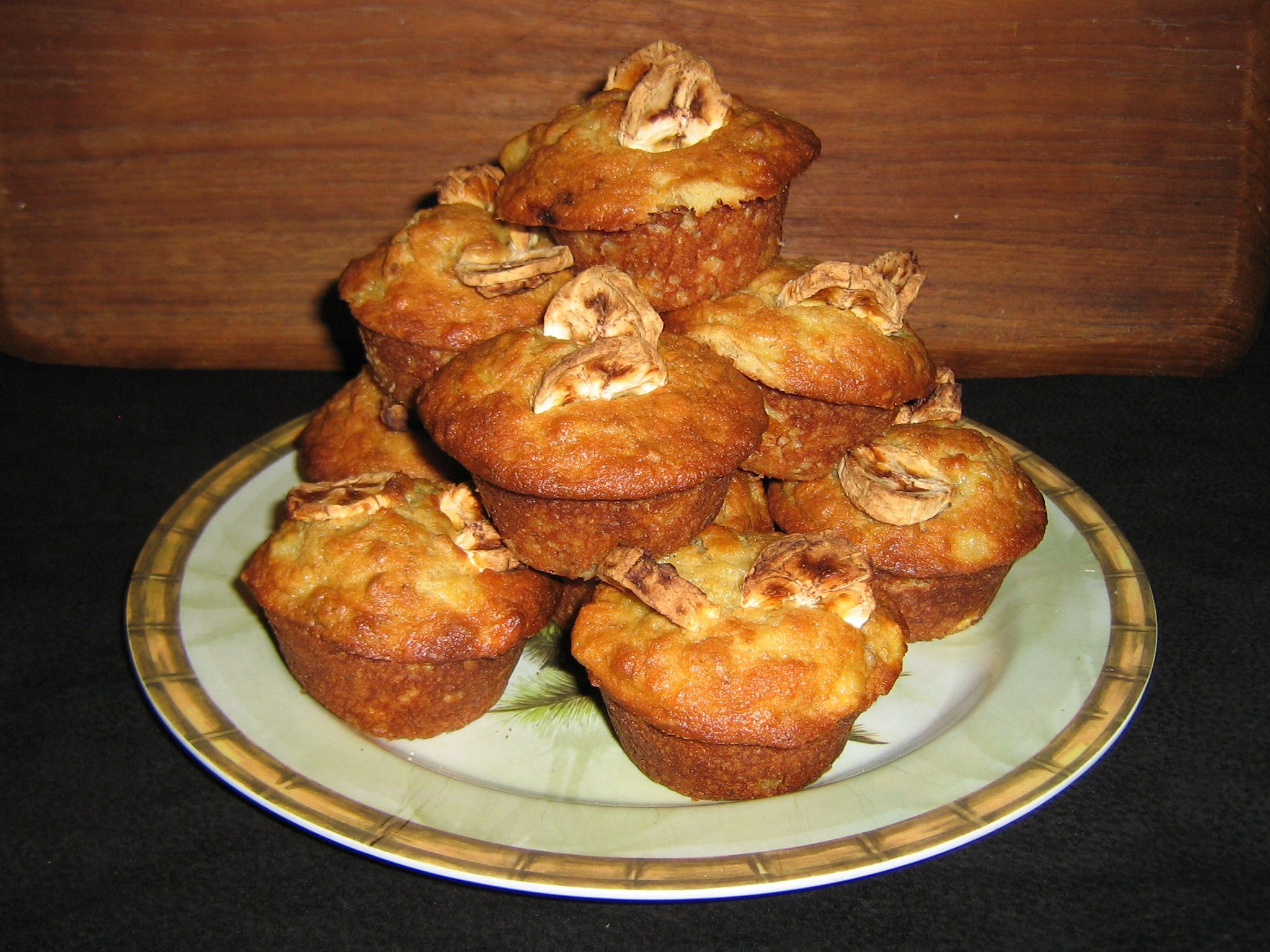 Pineapple/ Banana/ Sunflower Seed Cupcakes