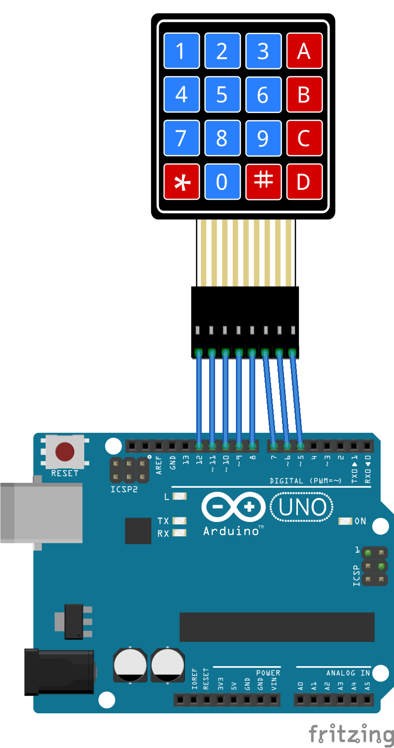 How To Use 4x4 Matrix Keypad With Arduino Ettron 1216x832