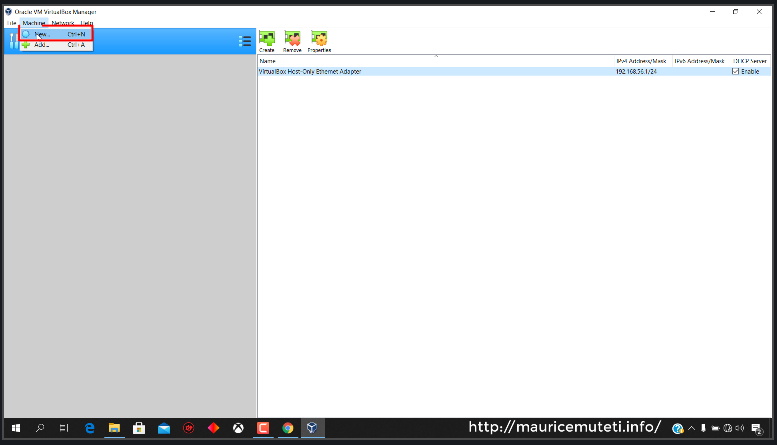 5. di Kotak Dialog Buat Mesin Virtual Masukkan 'Windows 10' Sebagai Nama Sistem Operasi.