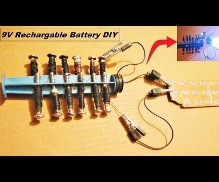 Make a Powerful 9V Rechargable Salt Battery