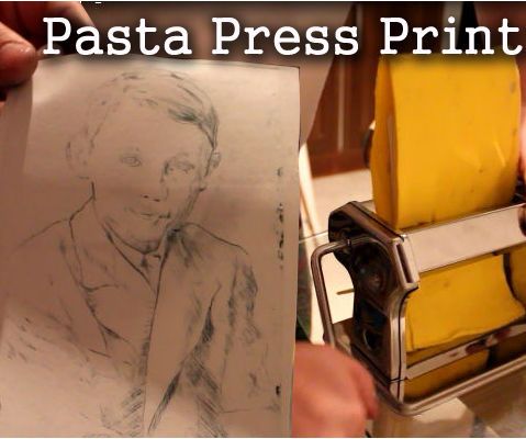 Easy Etching With a Pasta Press
