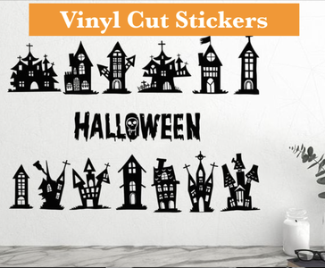 Vinyl Cut Halloween Stickers