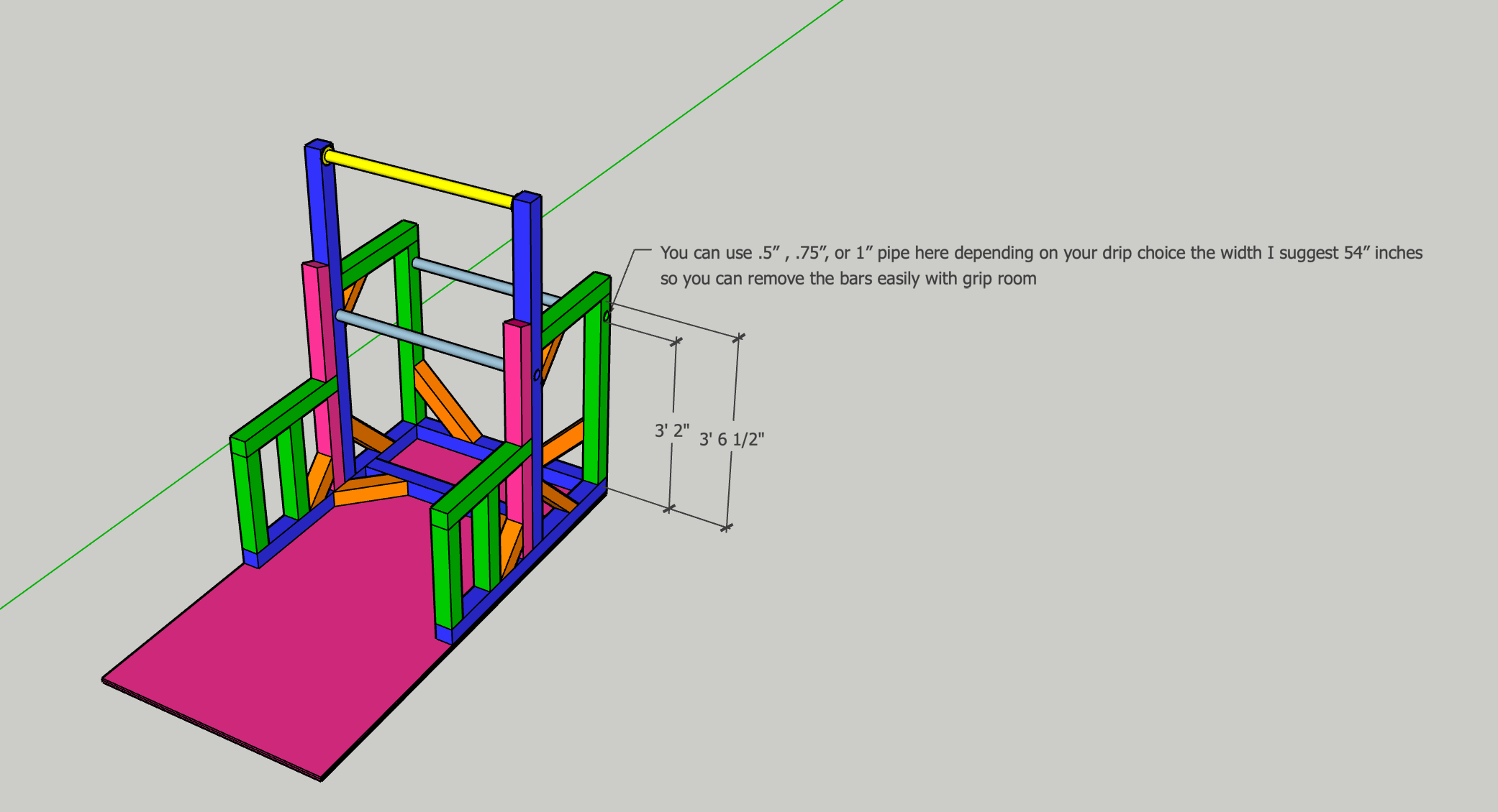 DIY Squat Rack / PullUp Bar 7 Steps Instructables