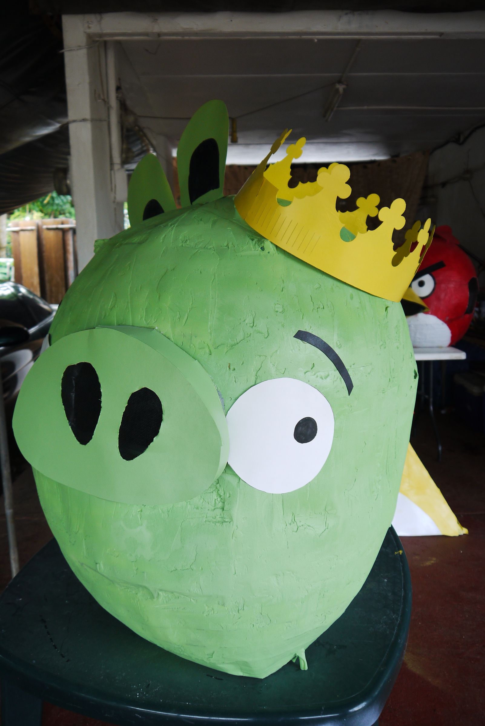 Paper Mache Angry Birds Costume! Instructables