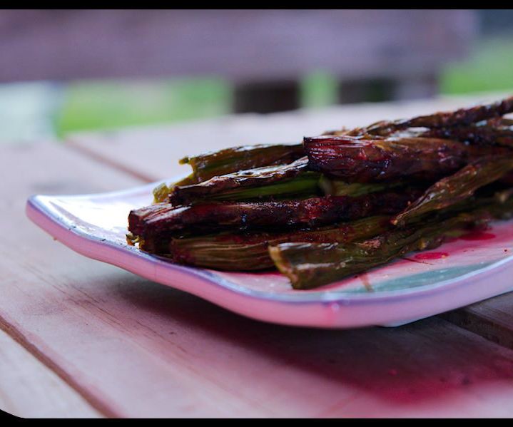 Apple Wood Smoked Asparagus