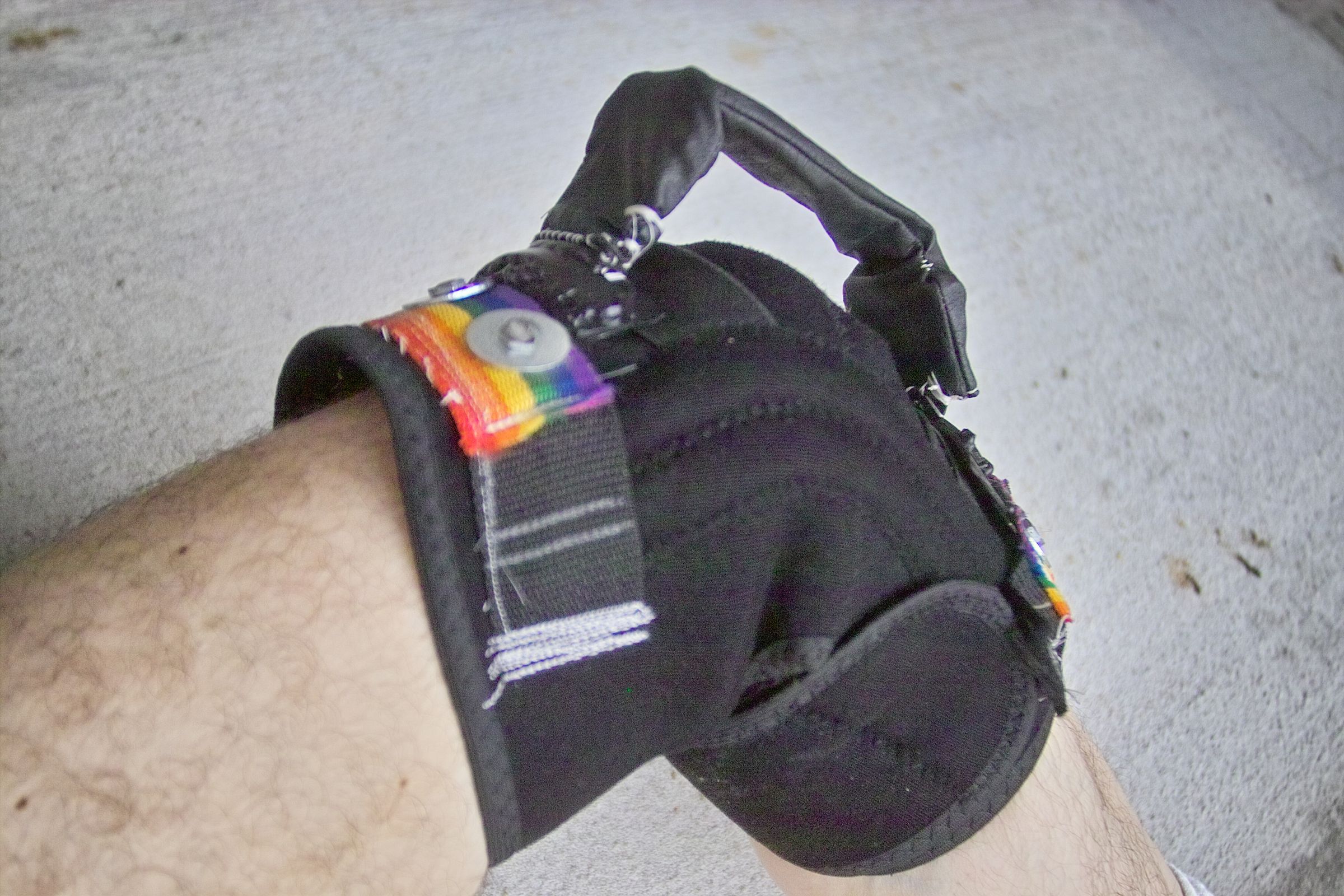 A Relatively Simple Quick On and Off Knee Brace Modification or