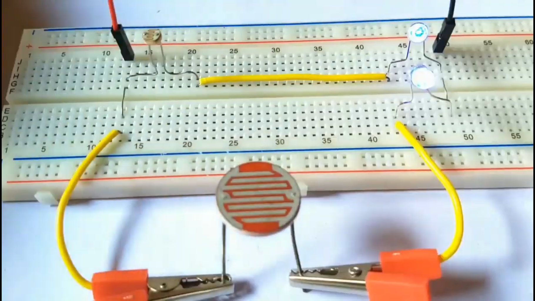 Simple LDR Circuit Circuit Diagram