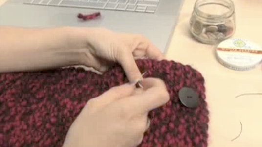 Sewing the Buttons
