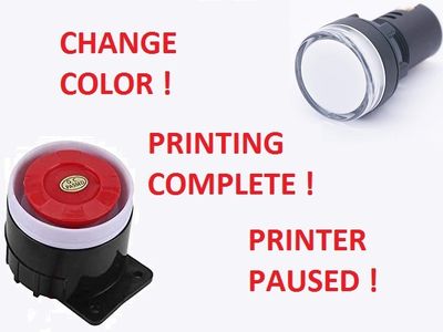 Color Change Alert Box for 3D Printer