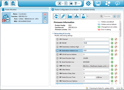 XBee Modules Configuration