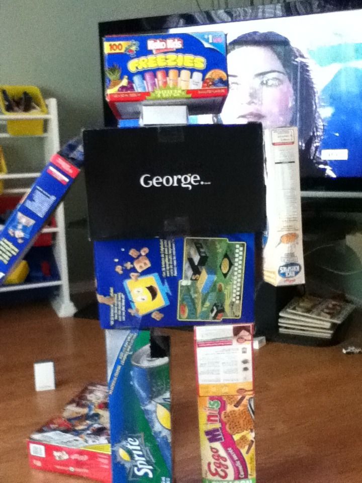 Card Board Box Friend