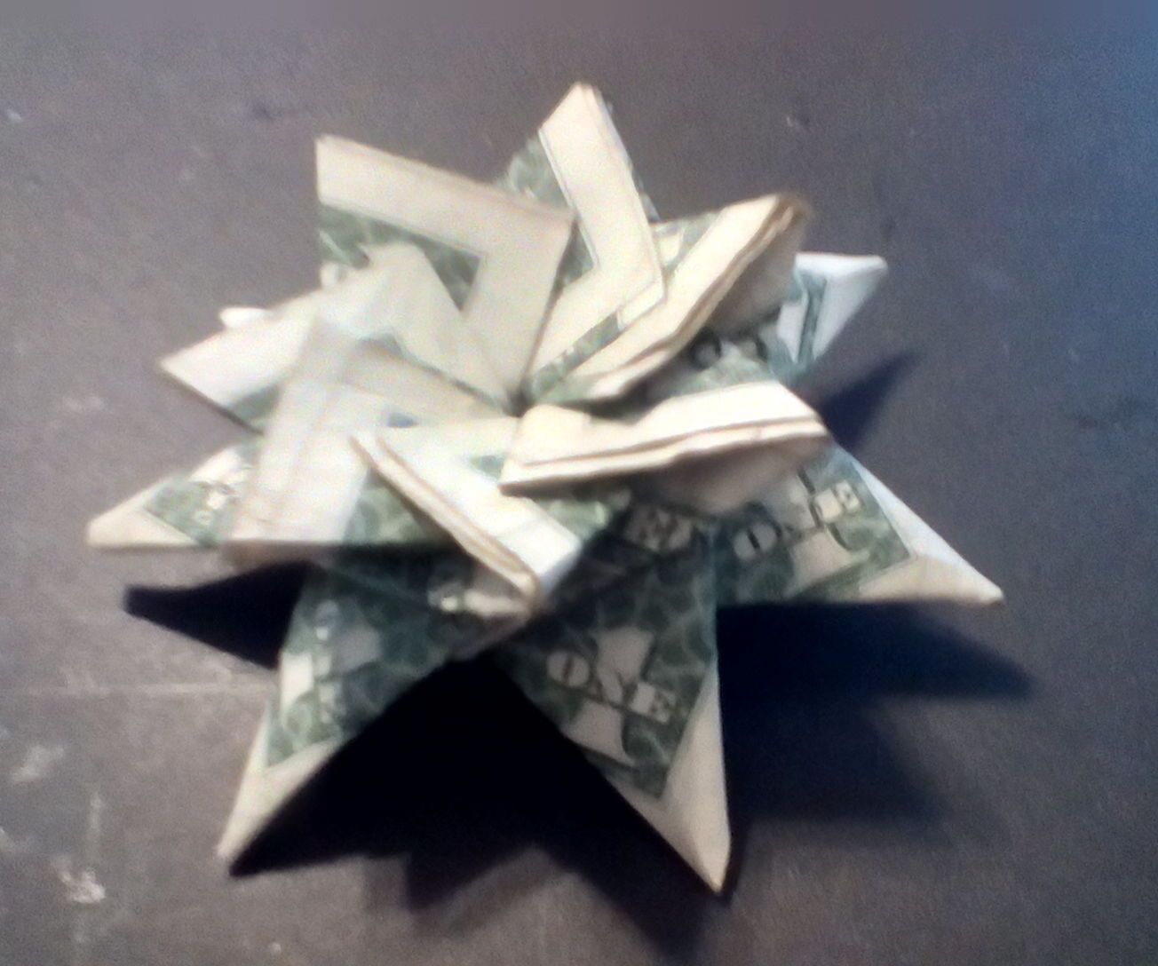 Moneygami Star for Gift Giving