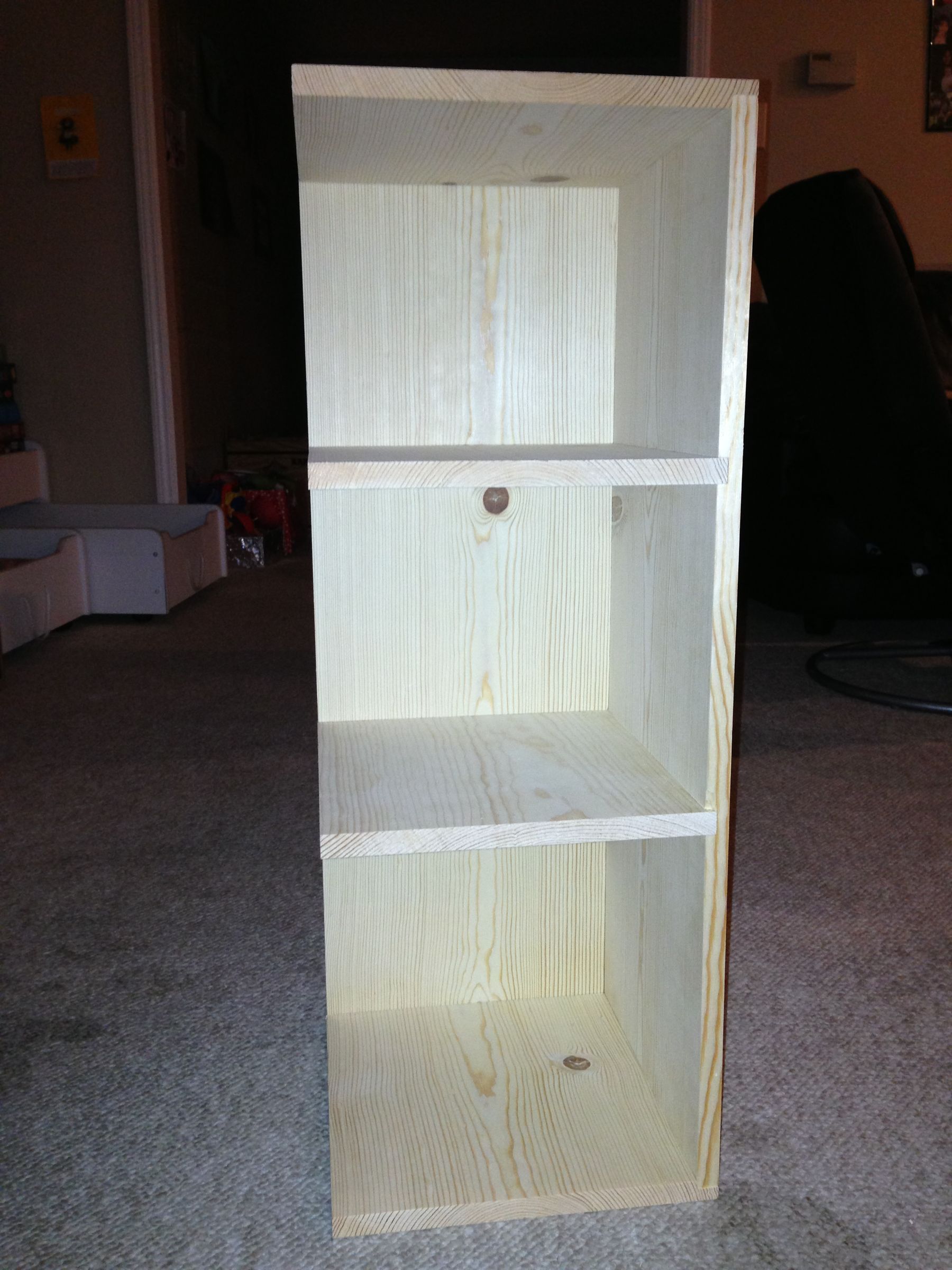 Corner Bookshelf