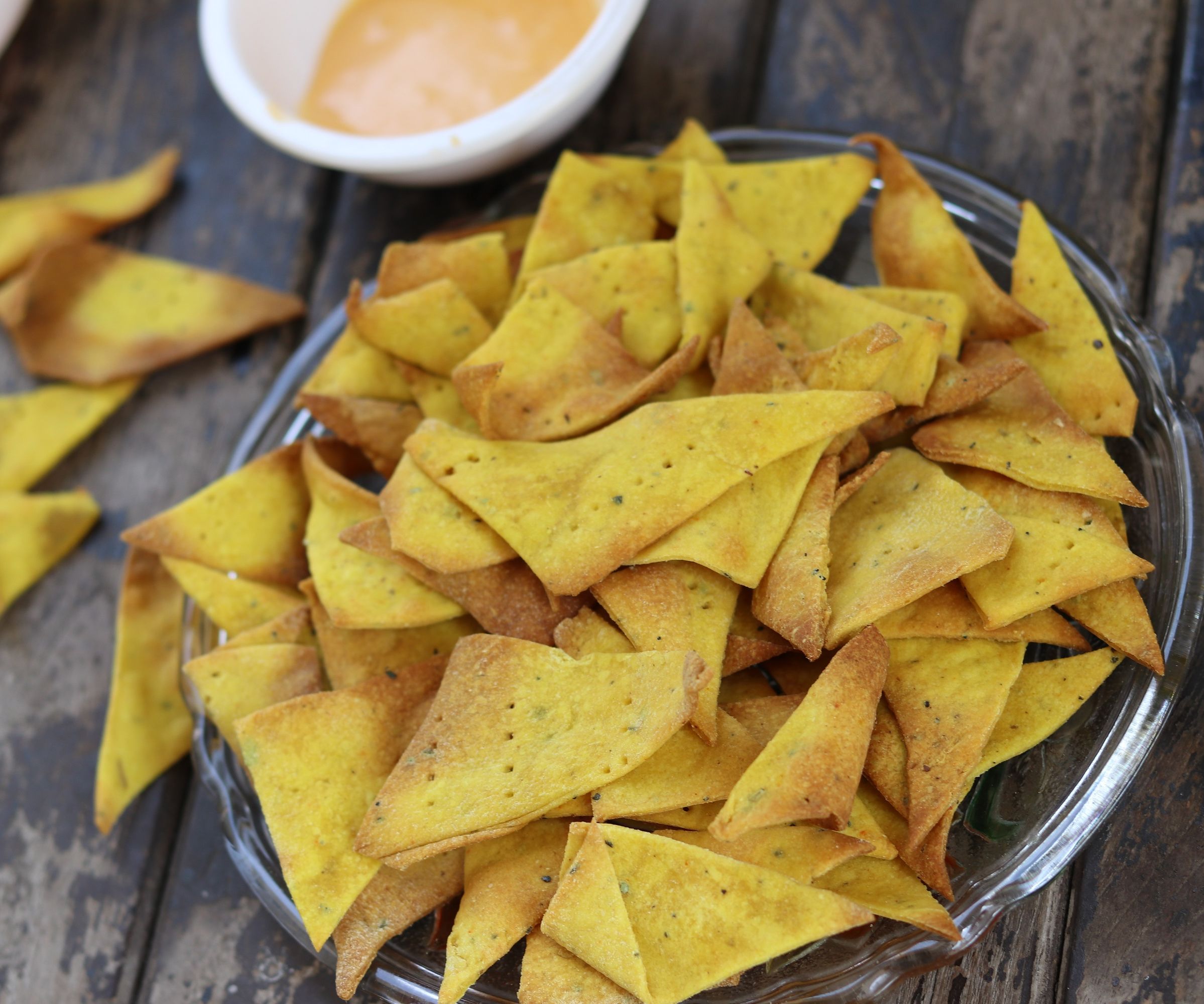 Homemade Nachos Chips