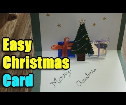 Pop Up Christmas Tree Card