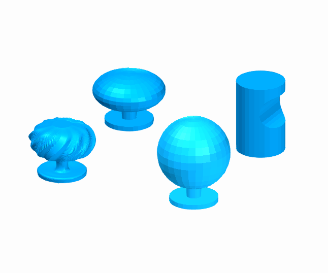 Furniture Knobs Modeling | SelfCAD