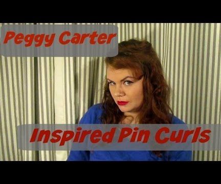 Peggy Carter Inspired Pin Curls